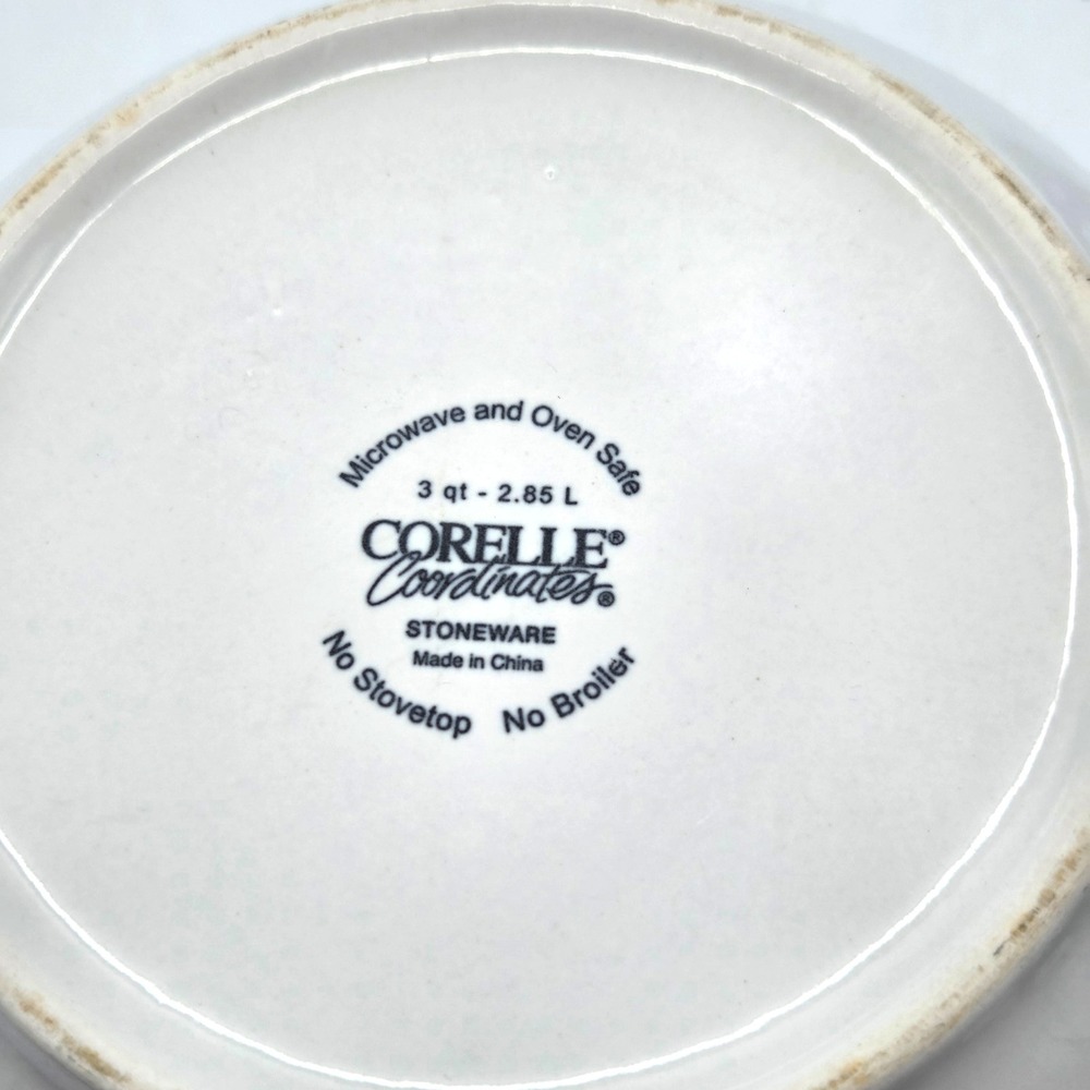 Corelle Coordinates Callaway Ivy LARGE 3 Qt Mixing Bowl 10" Diameter - Picture 3 of 5